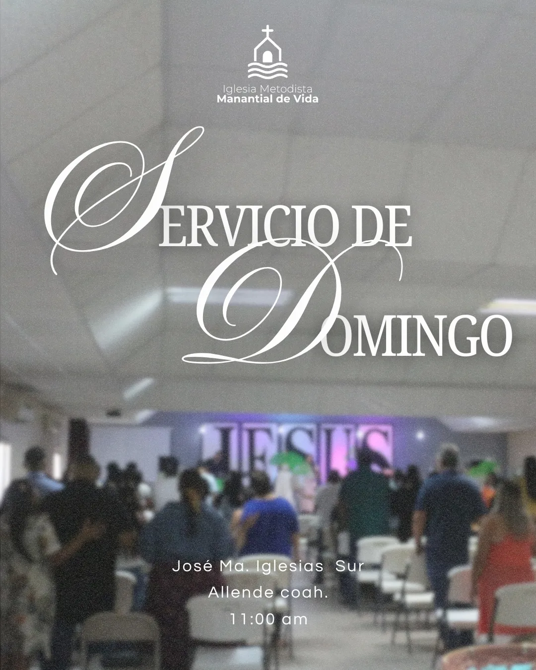 Servicio de domingo en Manantial de Vida